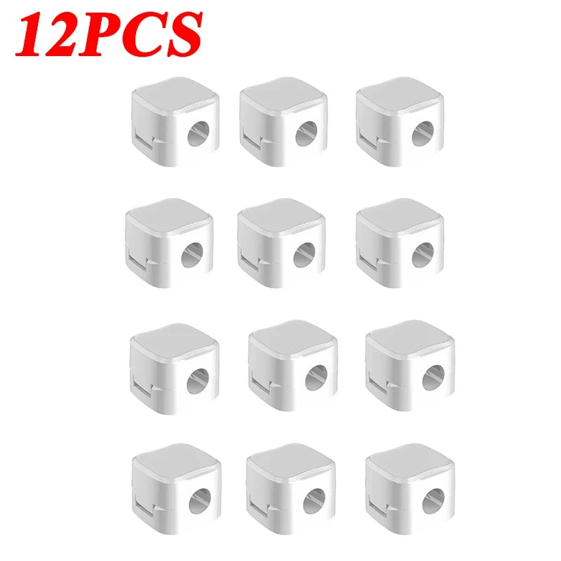 Gadgit Co™ Magnetic Adhesive Cable Clips | Desk & Home Wire Organizer