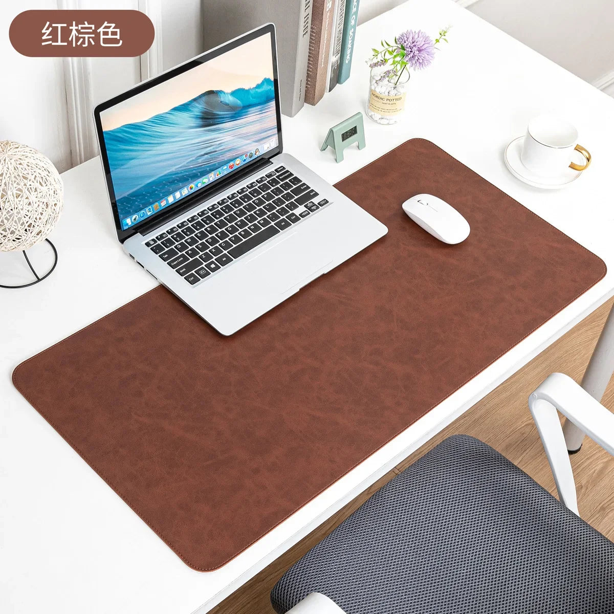 Gadgit Co™ Waterproof PU Leather Desk Mat | Non-Slip, Easy-Clean, 5 Sizes