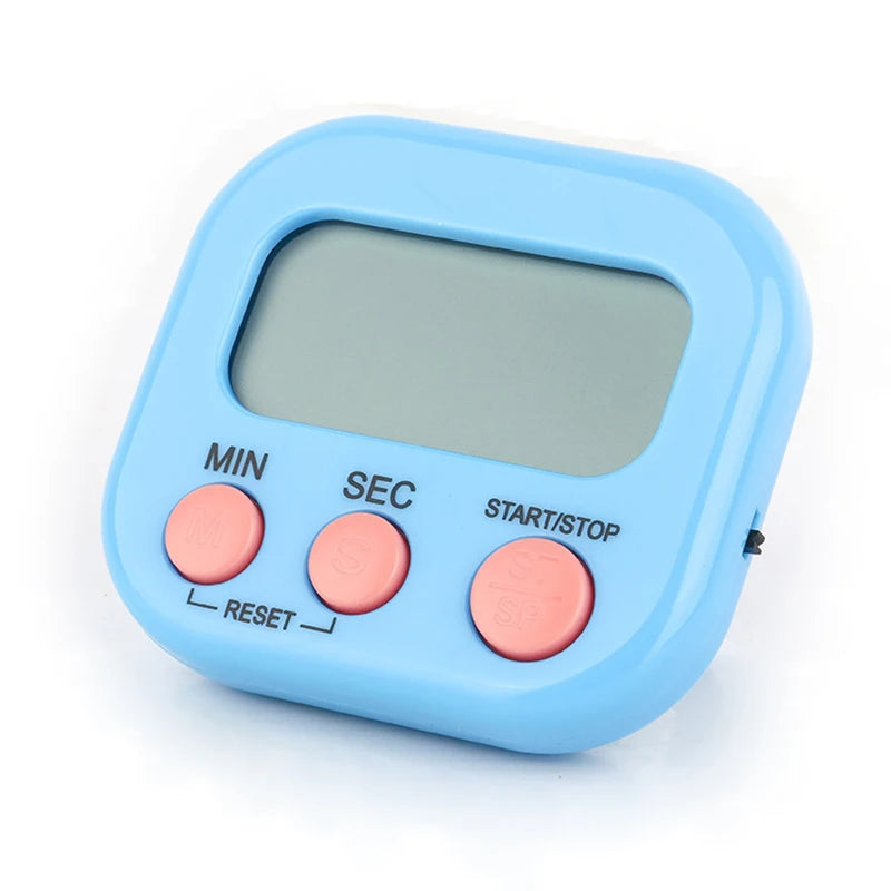 Gadgit Co Mini Digital Kitchen Timer | 99 Min, Magnetic, Stand, Loud Alarm, 4 Colours
