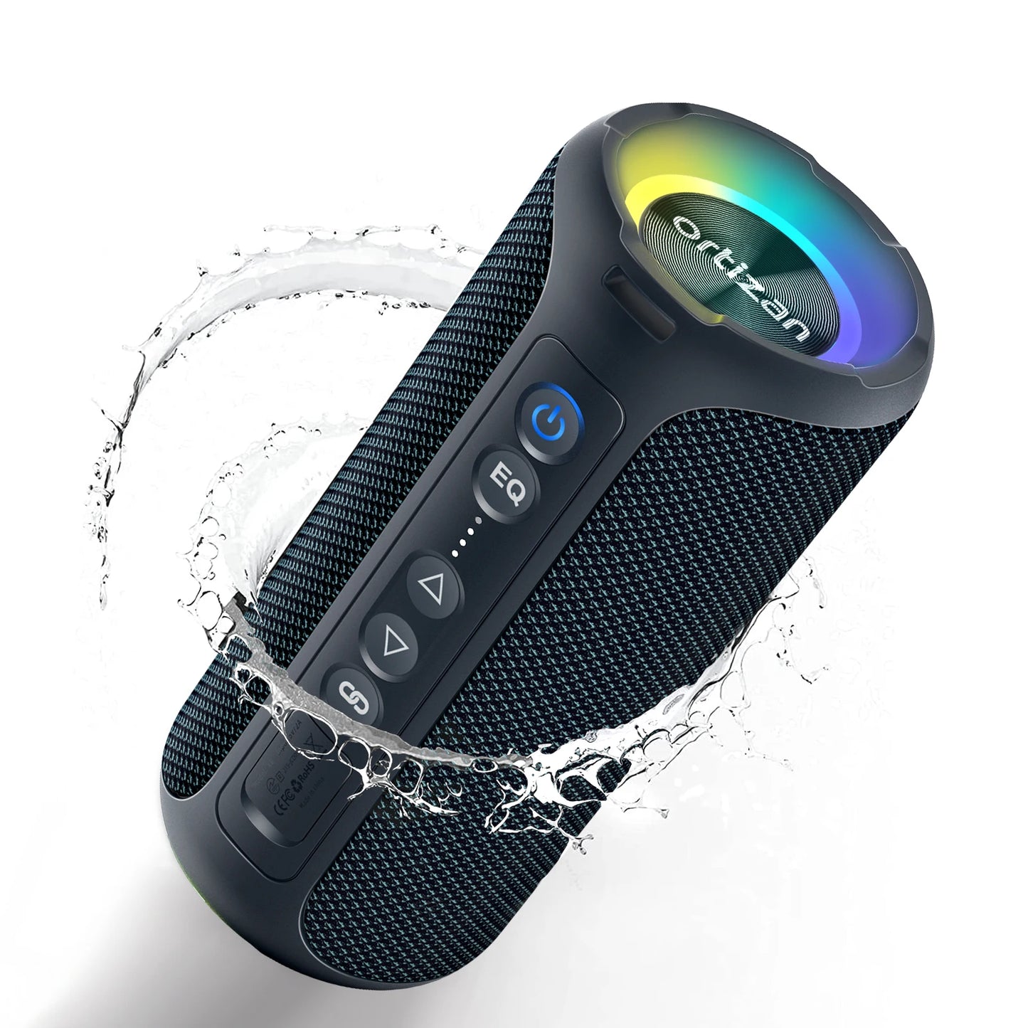 Gadgit Co™ Portable Bluetooth Speaker | 40W, IPX7 Waterproof, LED Light Show