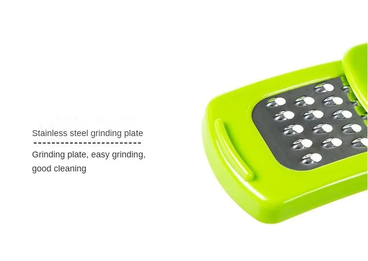 Gadgit Co Mini Manual Garlic & Ginger Grinder | Compact, Odour-Free PP, 2 Colours