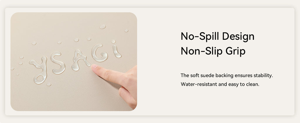 Large Mouse Pad,Office Desk Mat, Leather Desk Pad Protector, Non-Slip PU Leather Desk Blotter, Laptop Desk Pad