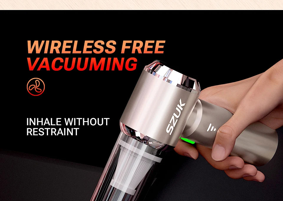 Gadgit Co™ – 3-in-1 Wireless Handheld Vacuum, Blower & Inflator (100W | HEPA)