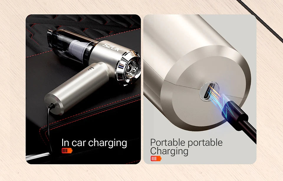 Gadgit Co™ – 3-in-1 Wireless Handheld Vacuum, Blower & Inflator (100W | HEPA)