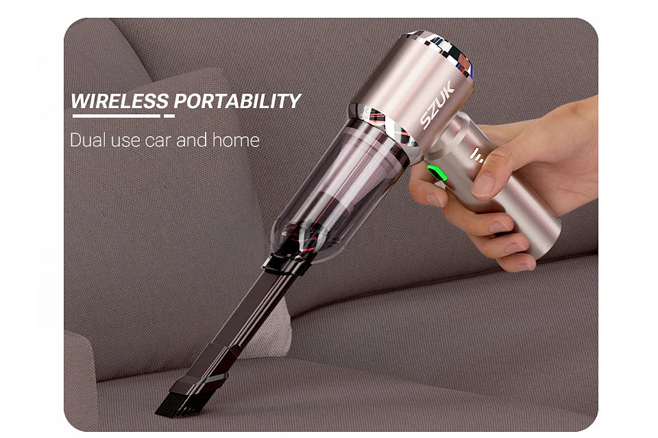 Gadgit Co™ – 3-in-1 Wireless Handheld Vacuum, Blower & Inflator (100W | HEPA)