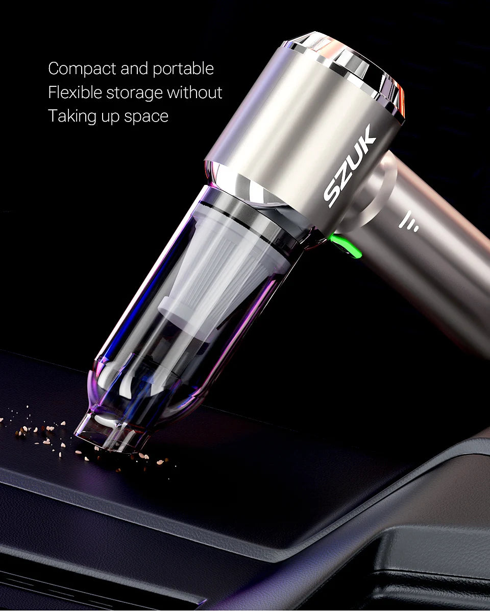Gadgit Co™ – 3-in-1 Wireless Handheld Vacuum, Blower & Inflator (100W | HEPA)