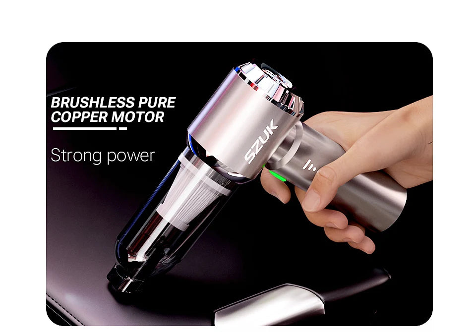 Gadgit Co™ – 3-in-1 Wireless Handheld Vacuum, Blower & Inflator (100W | HEPA)