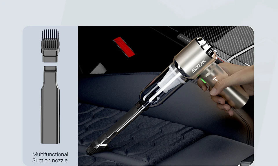 Gadgit Co™ – 3-in-1 Wireless Handheld Vacuum, Blower & Inflator (100W | HEPA)