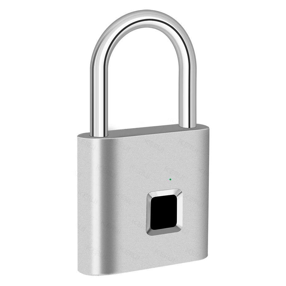 Gadgit Co Smart Fingerprint Padlock | IP67 Waterproof, 0.2s Unlock, Type-C Rechargeable