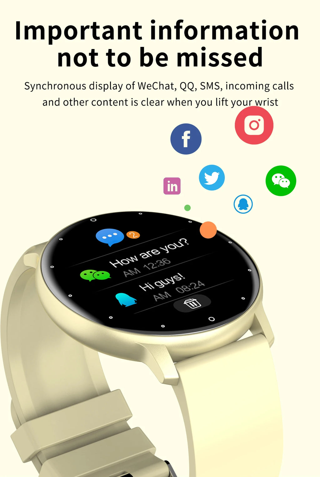 PulseFit X™ – Waterproof Fitness Smartwatch