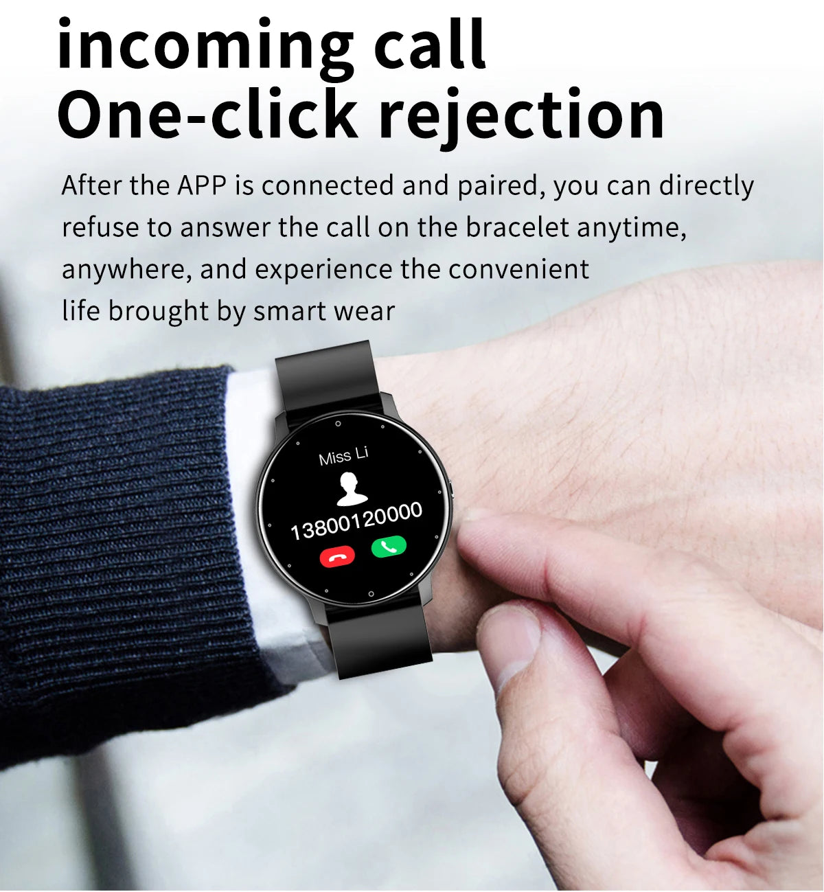 PulseFit X™ – Waterproof Fitness Smartwatch