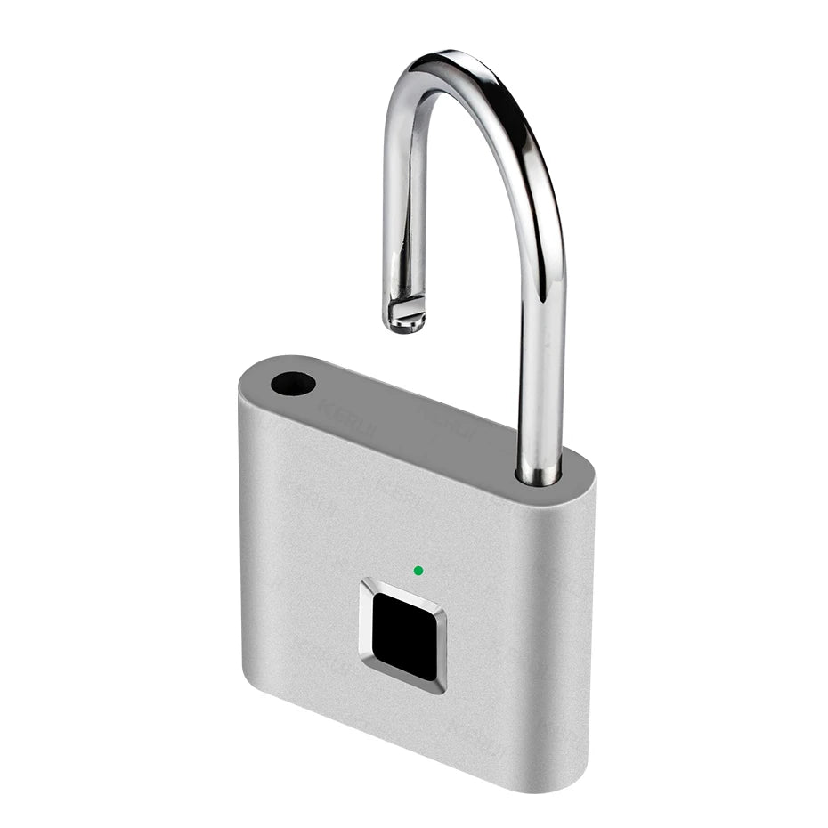 Gadgit Co Smart Fingerprint Padlock | IP67 Waterproof, 0.2s Unlock, Type-C Rechargeable