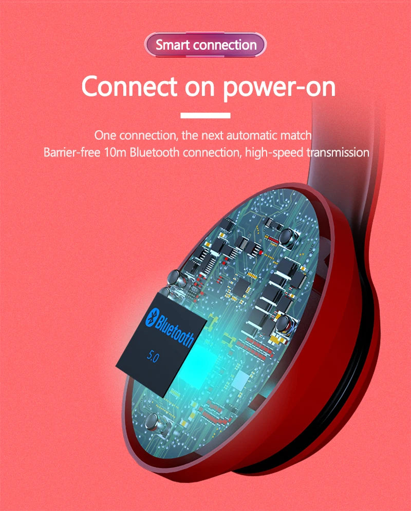 Lenovo HD200 – Wireless Foldable Over-Ear Headphones