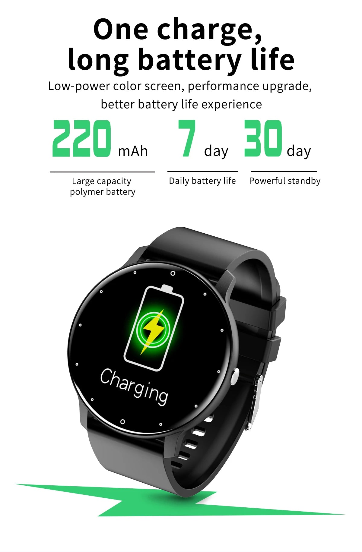 PulseFit X™ – Waterproof Fitness Smartwatch