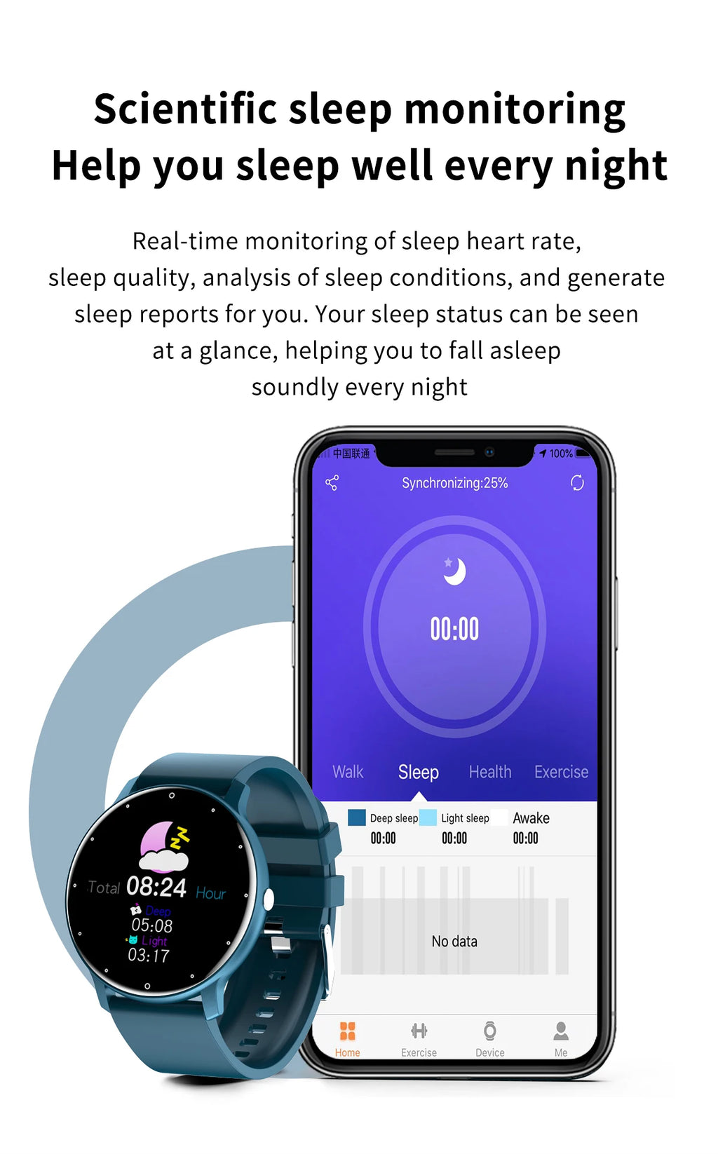 PulseFit X™ – Waterproof Fitness Smartwatch