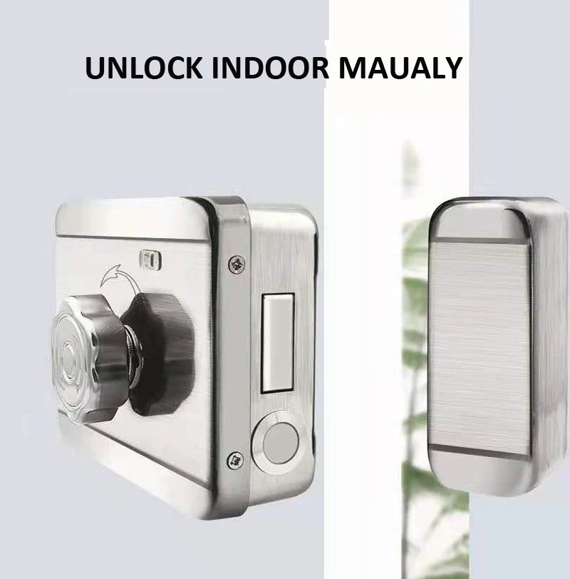 Gadgit Co Smart Outdoor Door Lock | WiFi, Fingerprint, App & Remote, IP66 Waterproof