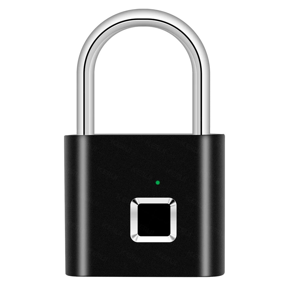 Gadgit Co Smart Fingerprint Padlock | IP67 Waterproof, 0.2s Unlock, Type-C Rechargeable
