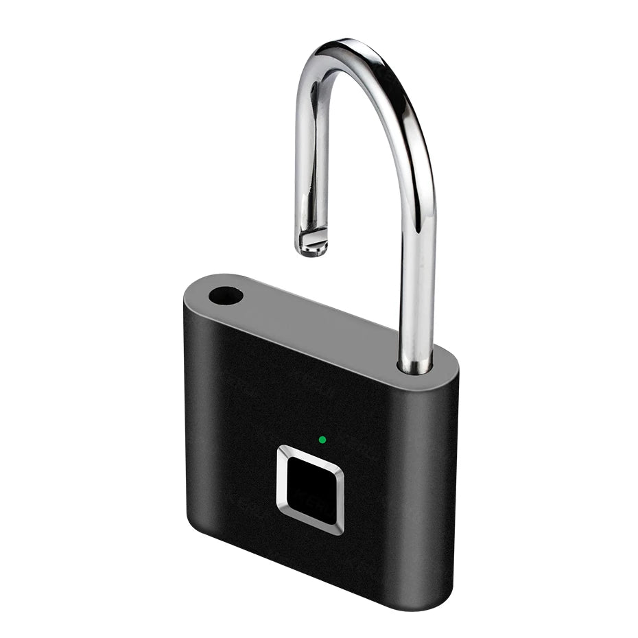 Gadgit Co Smart Fingerprint Padlock | IP67 Waterproof, 0.2s Unlock, Type-C Rechargeable