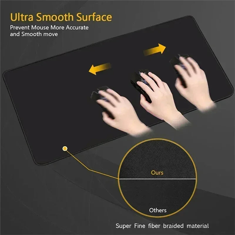 Gadgit Co™ XXL Extended Desk Mouse Pad | Non-Slip, Waterproof, Stitched Edges