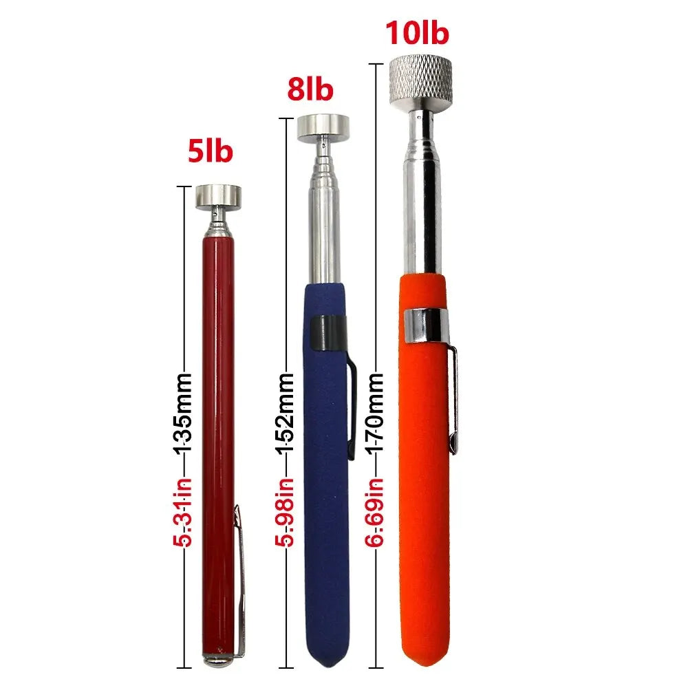 Gadgit Co MagGrip™ Retractable Magnetic Pickup Tool | 5, 8 & 10 lb