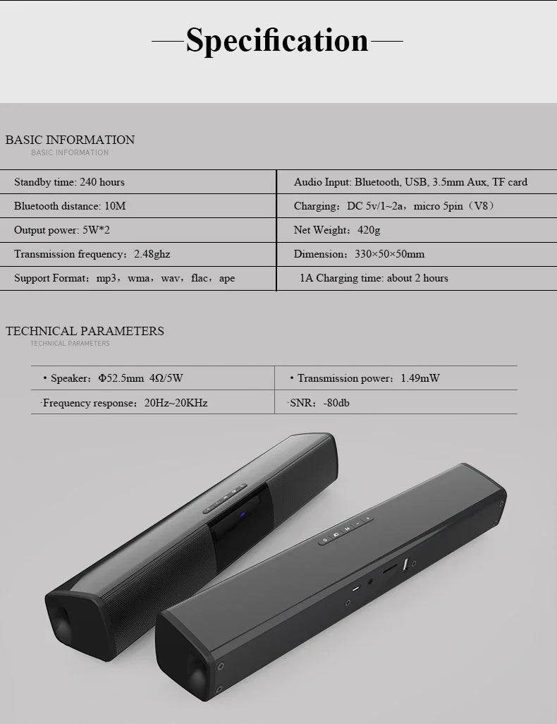 SoundCore Max™ – Portable Wireless Surround Soundbar
