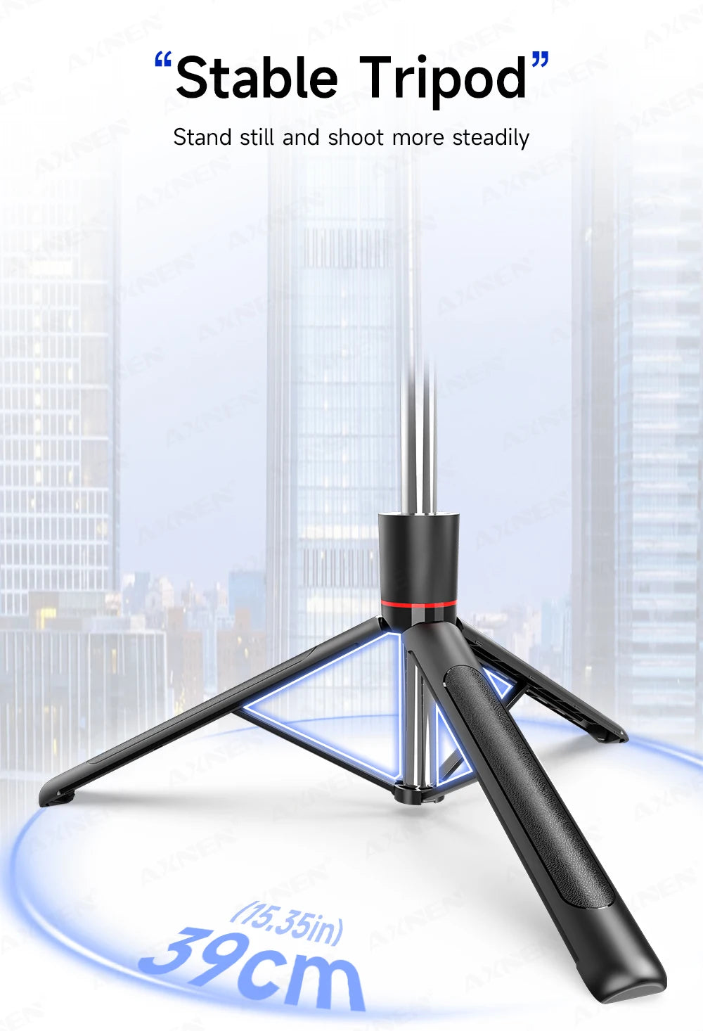 SnapPro X™ – 1708mm Extendable Selfie Tripod