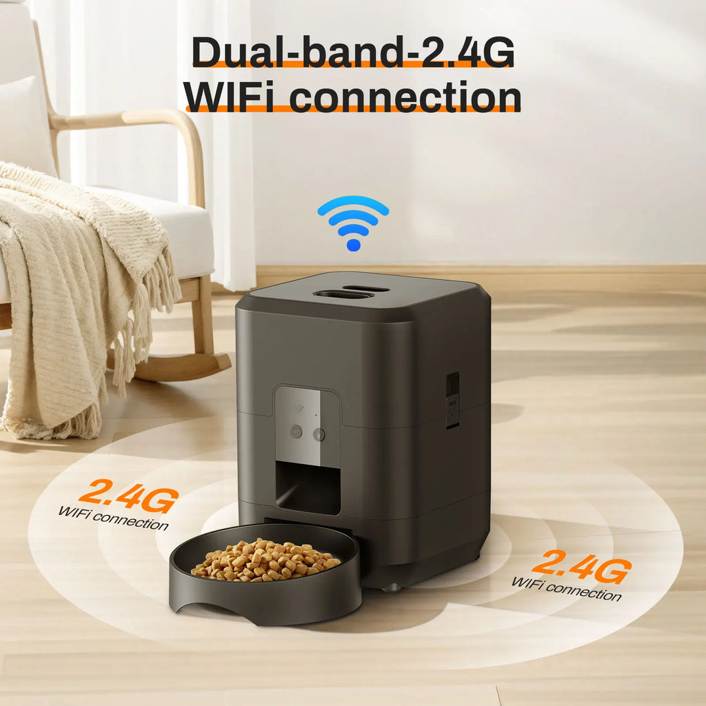 PetFlow Smart™ – Automatic Timed Pet Feeder