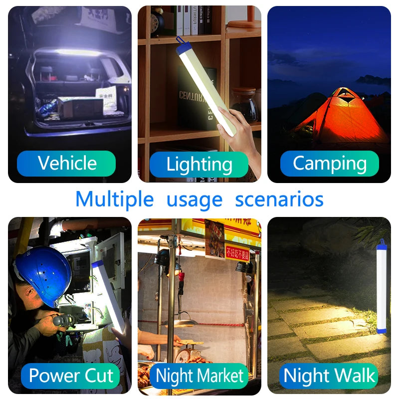 Gadgit Co USB Rechargeable LED Tube Light | Magnetic, 5 Modes, SOS, 4 Sizes