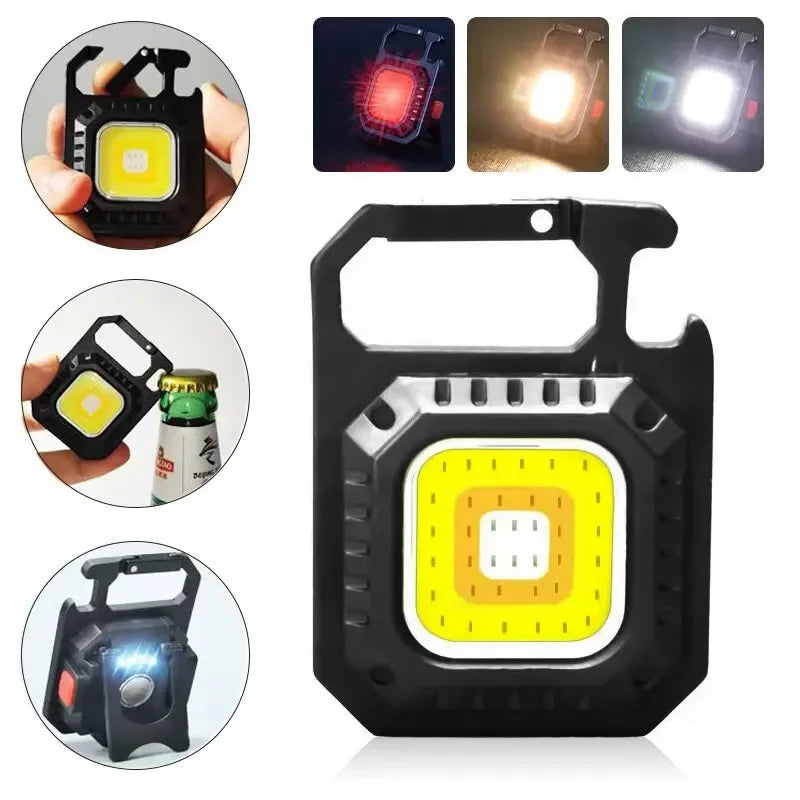 Gadgit Co Mini COB LED Flashlight | 800 Lumens, 7 Modes, Magnetic, Type-C Rechargeable