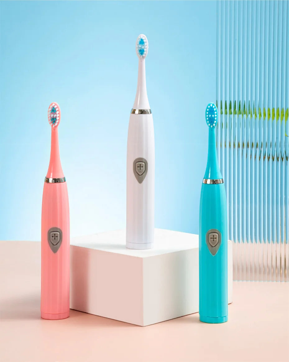 Tongwode Electric Toothbrush for Adults Soft Bristle Portable Battery E802 Endurance IPX6 Waterproof Intelligent Effective