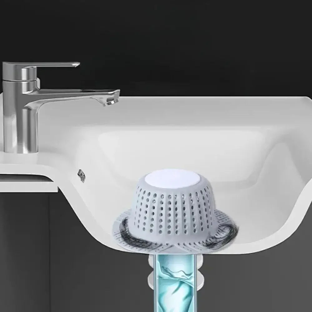 DrainGuard™ – Collapsible Hair Catcher Protector