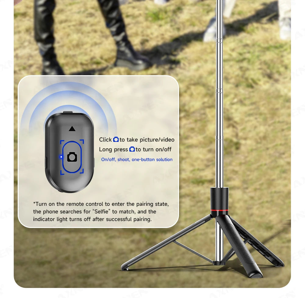 SnapPro X™ – 1708mm Extendable Selfie Tripod