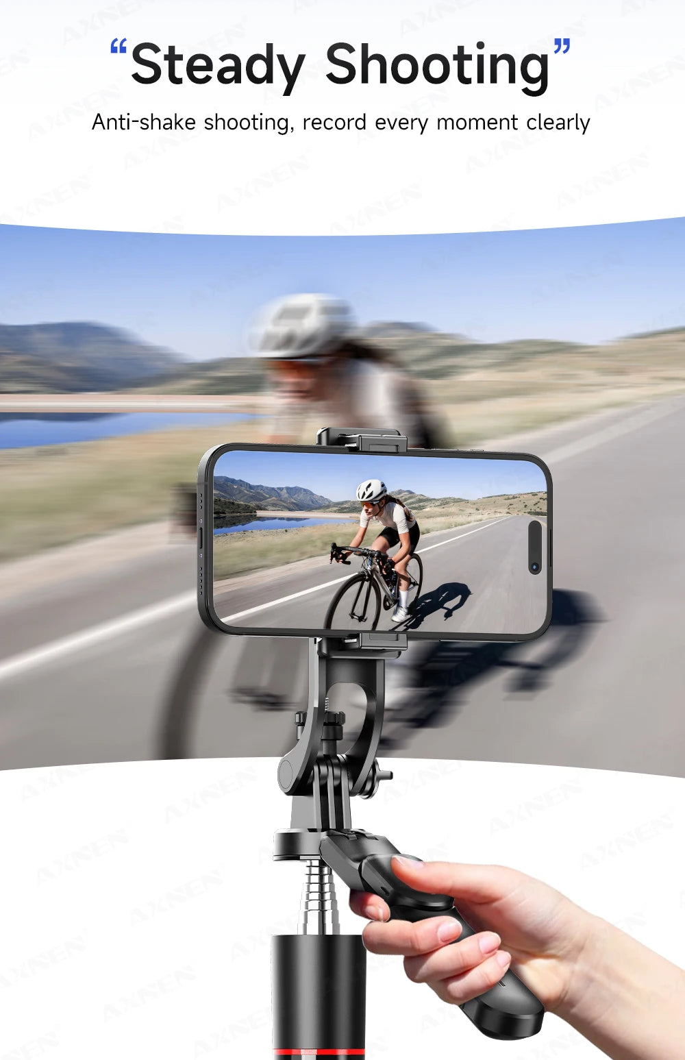 SnapPro X™ – 1708mm Extendable Selfie Tripod