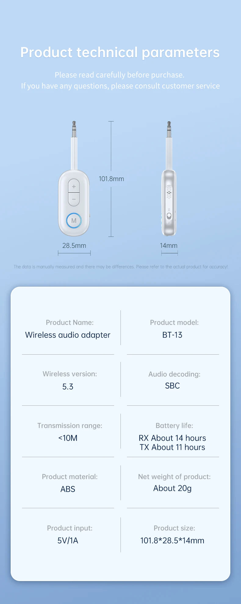 AirLink Pro™ – Bluetooth 5.3 Transmitter & Receiver Adapter