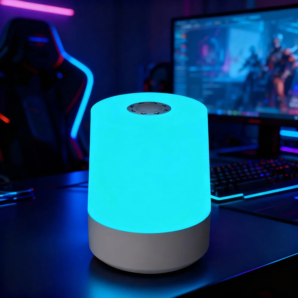 Gadgit Co ™ LED Night Light | RGB & 3CCT, Touch & Remote, USB Rechargeable