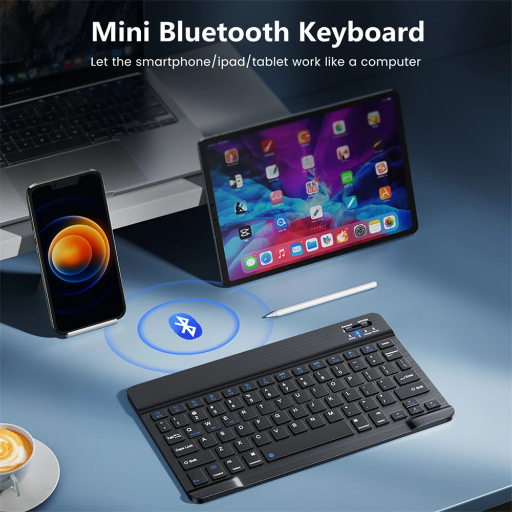 Bluetooth Wireless Keyboard Mouse For IOS Android Windows Tablet For iPad Air Mini Pro
