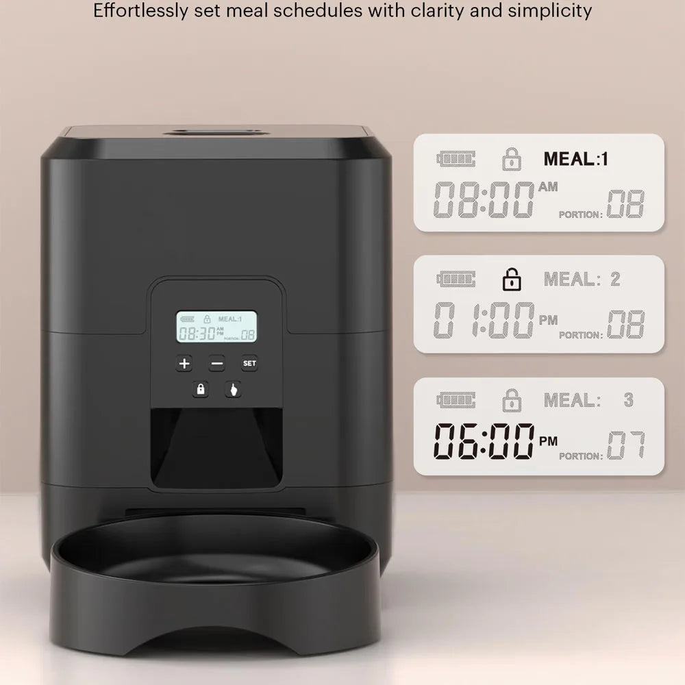PetFlow Smart™ – Automatic Timed Pet Feeder