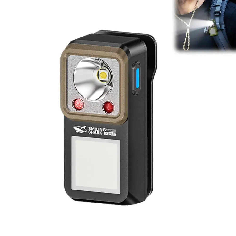 Gadgit Co Magnetic Clip Flashlight | 6 Modes, Gesture Sensor, IPX4, USB Rechargeable