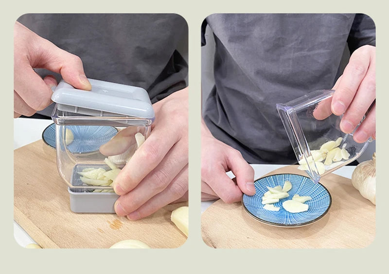 Gadgit Co Manual Garlic Press & Grater | Stainless Steel, Peeler & Cutter, Eco-Friendly