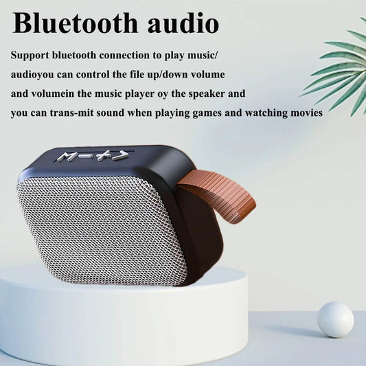 Gadgit Co™ Portable Bluetooth 5.0 Speaker | FM Radio, TF Card, Fabric Design