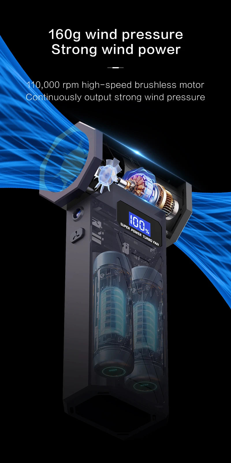 CleanAir Turbo™ – 110,000RPM Cordless Air Duster