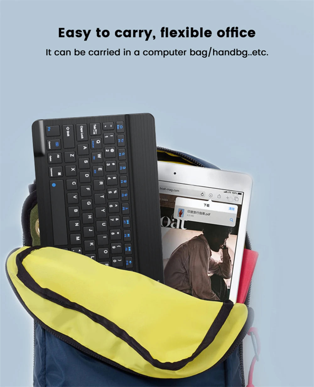 Bluetooth Wireless Keyboard Mouse For IOS Android Windows Tablet For iPad Air Mini Pro