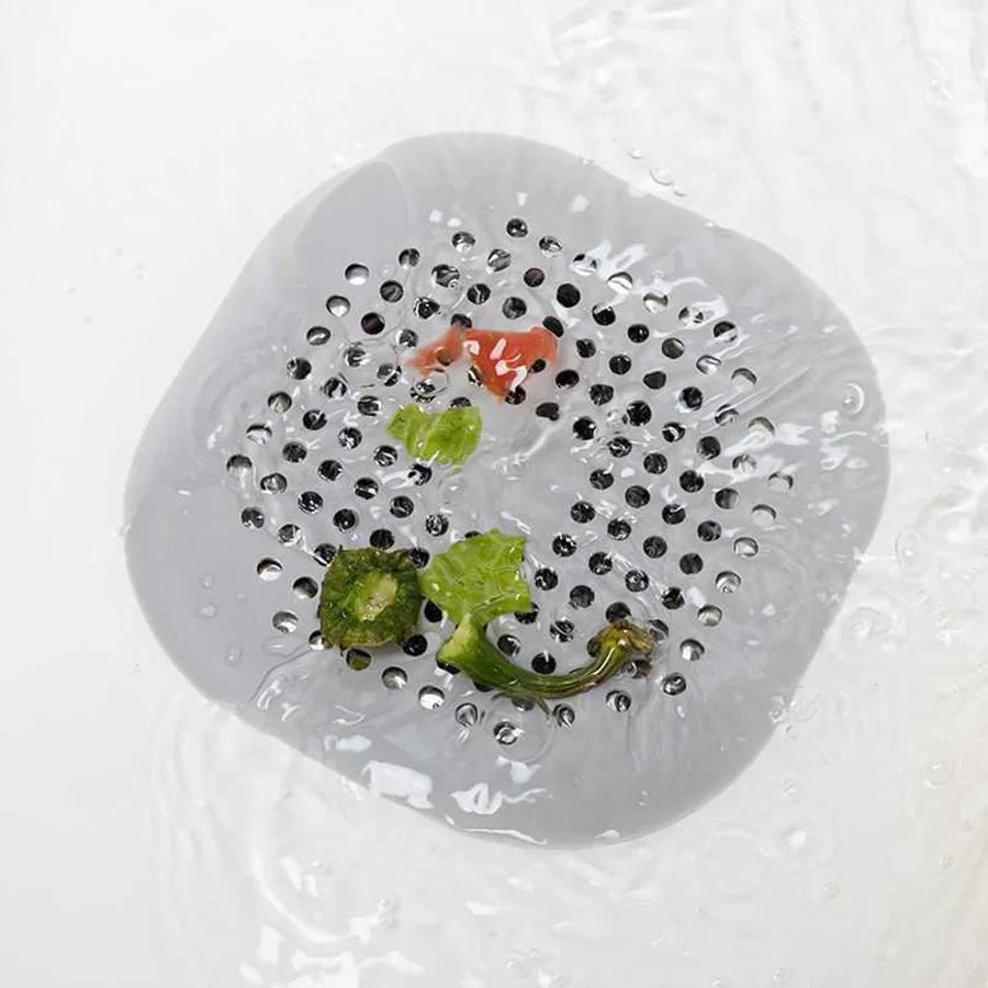 Gadgit Co™ – Silicone Drain Hair Catcher Mat (Shower, Bath & Kitchen)