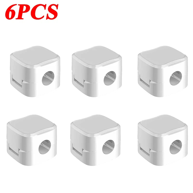 Gadgit Co™ Magnetic Adhesive Cable Clips | Desk & Home Wire Organizer