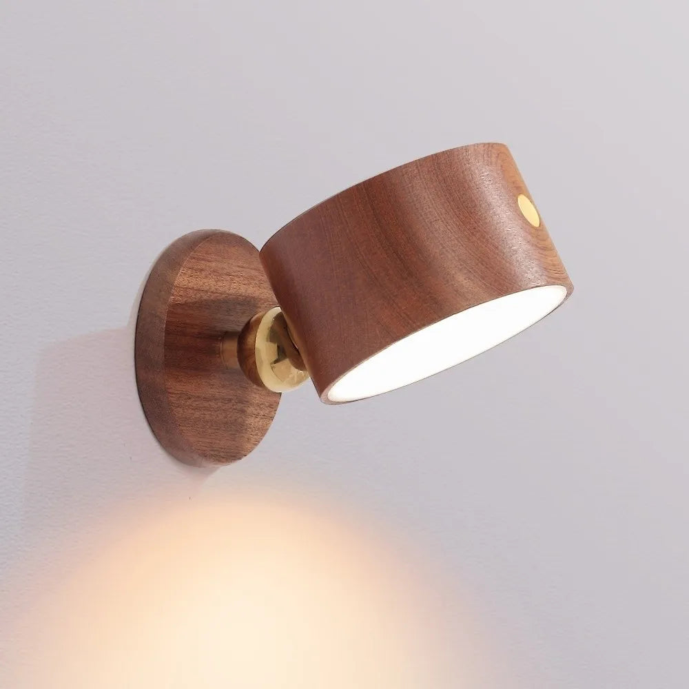 Gadgit Co LunaWall™ 360° Magnetic LED Wall Sconce | Dimmable, USB Rechargeable