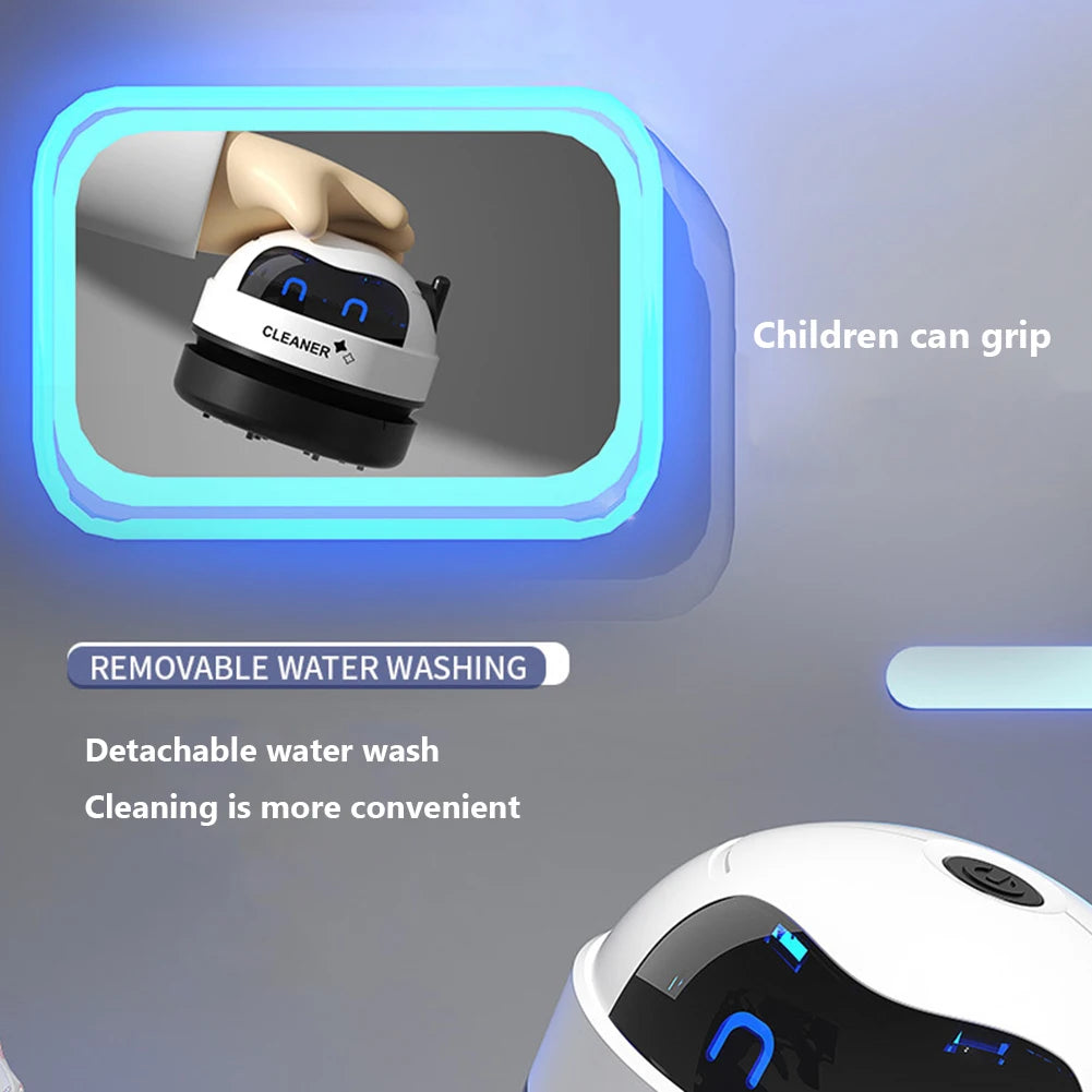Gadgit Co Mini USB Desktop Vacuum Cleaner | Rechargeable, Detachable Nozzle, Pet Hair