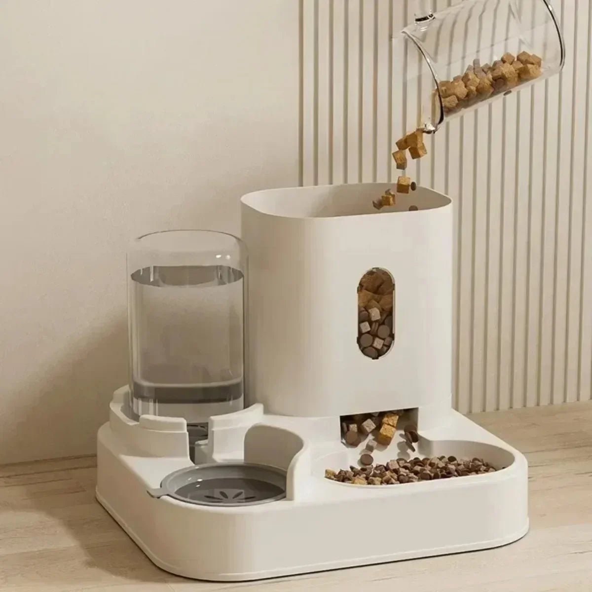 PetFlow Duo™ – Automatic Food & Water Dispenser