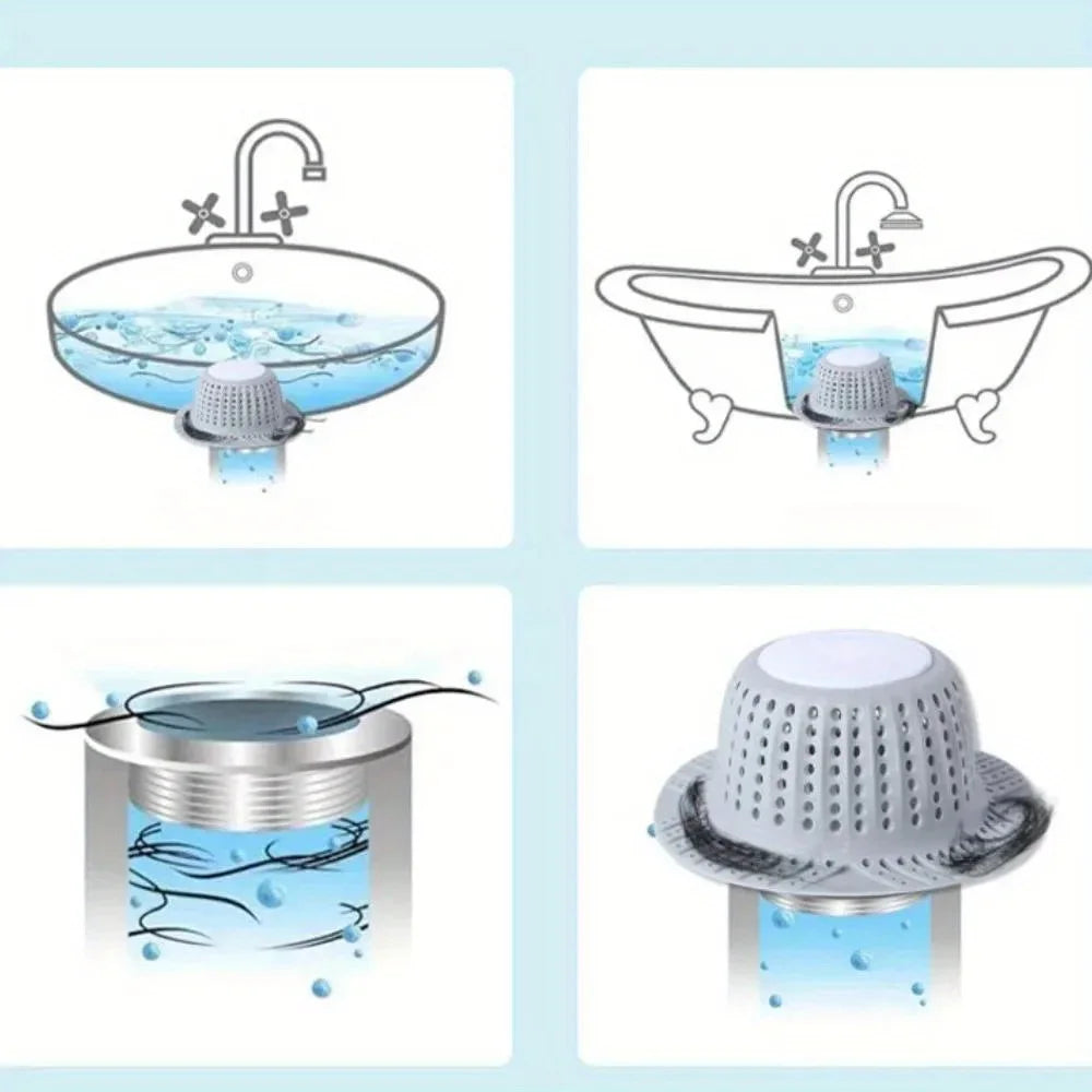 Gadgit Co™ – Collapsible Hair Catcher for Pop-Up & Regular Drains