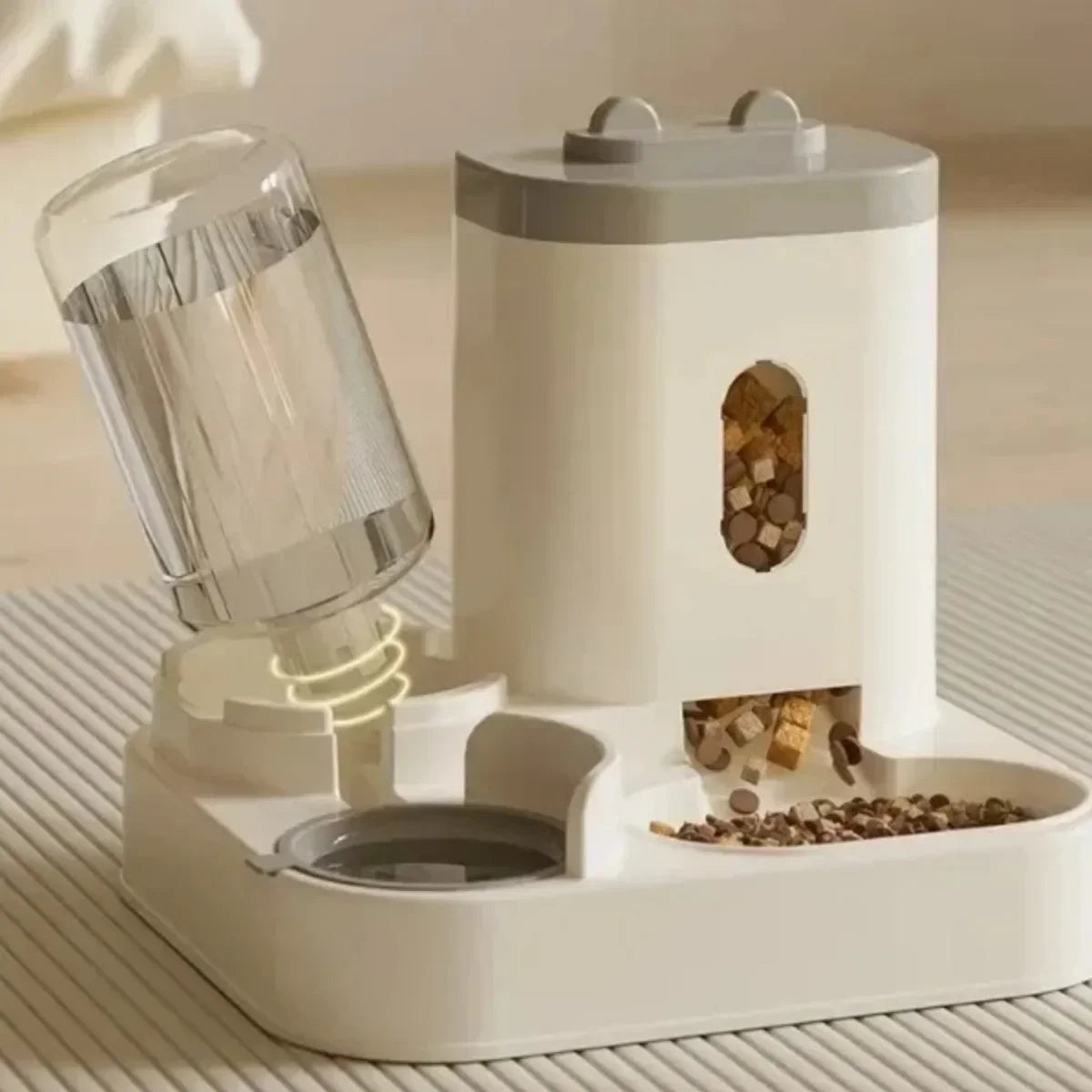 PetFlow Duo™ – Automatic Food & Water Dispenser