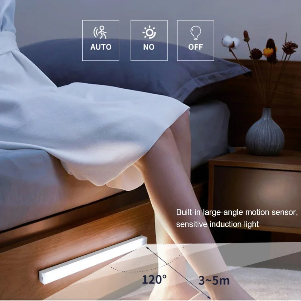 Gadgit Co Motion Sensor LED Bar Light | USB Rechargeable, Dimmable, 4 Sizes